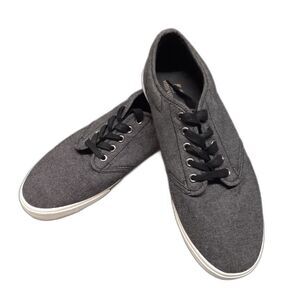 Amplify Mens Size 11 Ambrose Gray Canvas Fabric Lace Up Casual Sneakers